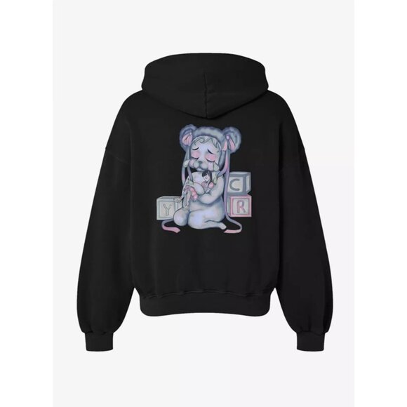 Melanie Martinez Cry Baby Sad Bear Hoodie Hot Topic Exclusive X-LARGE New - Picture 3 of 10